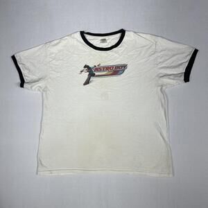CafePress Shirt Mens XL White Astro Boy Ringer Graphic Tee Anime Manga Cartoon